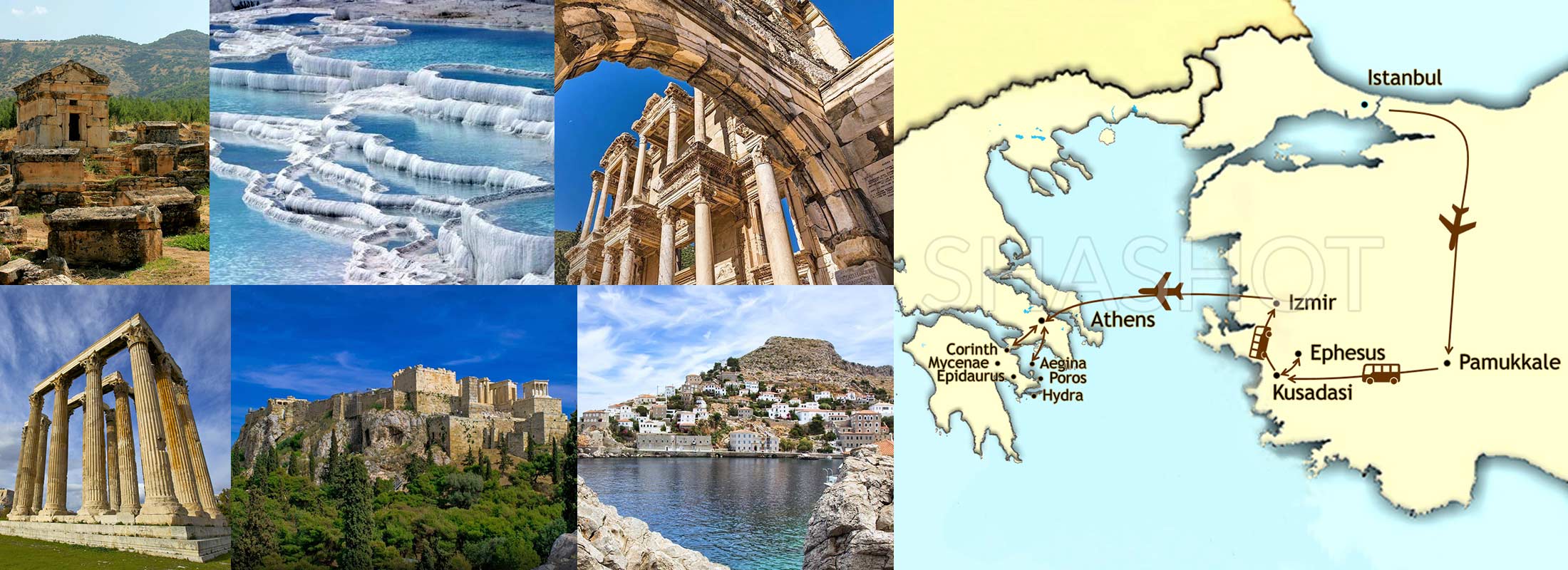 6-DAYS-TURKEY-GREECE-PACKAGE-TOUR-EPHESUS-PAMUKKALE-ATHENS-AEGINA-HYDRA-POROS-CORINTO-map