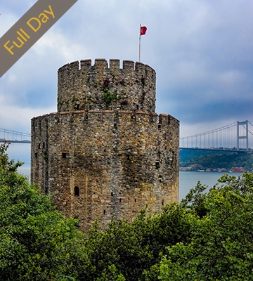 BOSPHORUS CRUISE ORTAKOY KUCUKSU PALACE RUMELI FORTRESS SWIMMING TOUR