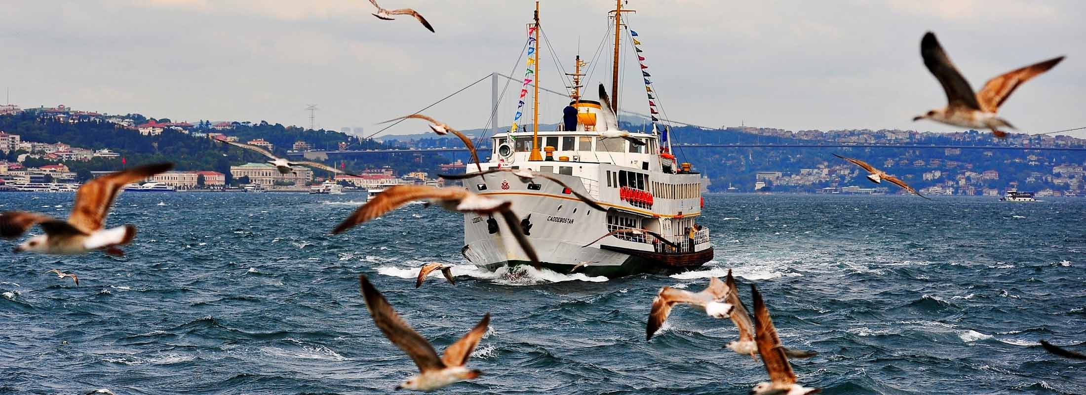 BOSPHORUS CRUISE CITY WALLS GOLDEN HORN CABLE CAR PIERRE LOTI HILL TOUR