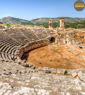 DAILY FETHIYE LETOON XANTHOS PATARA TOUR