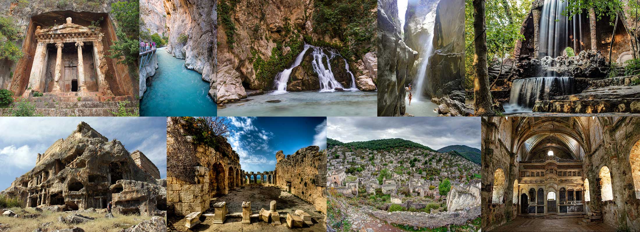 DAILY-FETHIYE-KAYAKOY-TLOS-SAKLIKENT-GORGE-YAKAPARK-TOUR